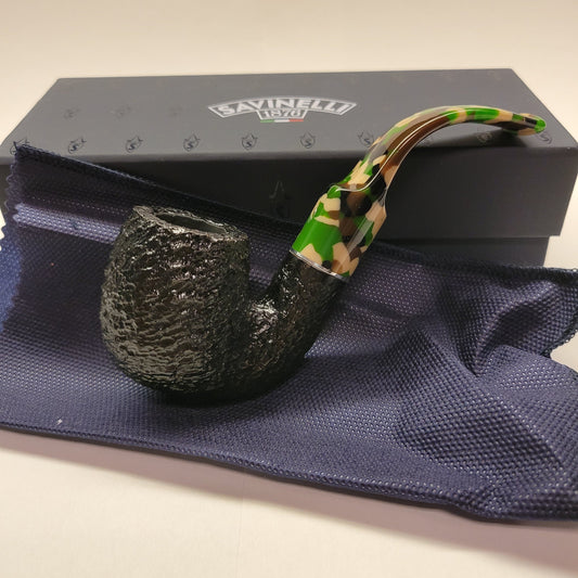 Savinelli, Camouflage Rusticated Black 614