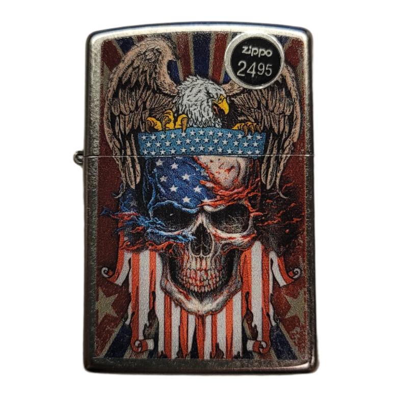 Zippo American Eagle Skull