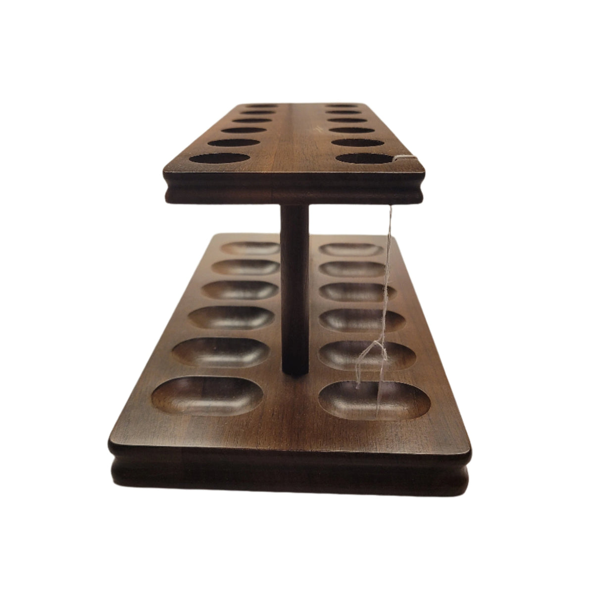Dark Walnut 12Pipe Stand #126