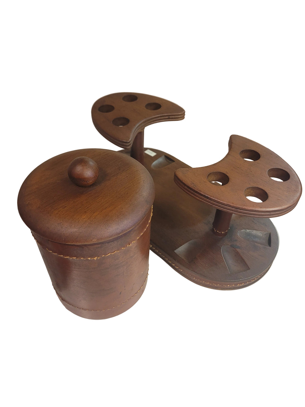 Esate Dark Walnut 8Pipe Stand