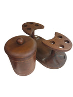 Esate Dark Walnut 8Pipe Stand