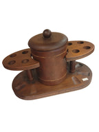 Esate Dark Walnut 8Pipe Stand