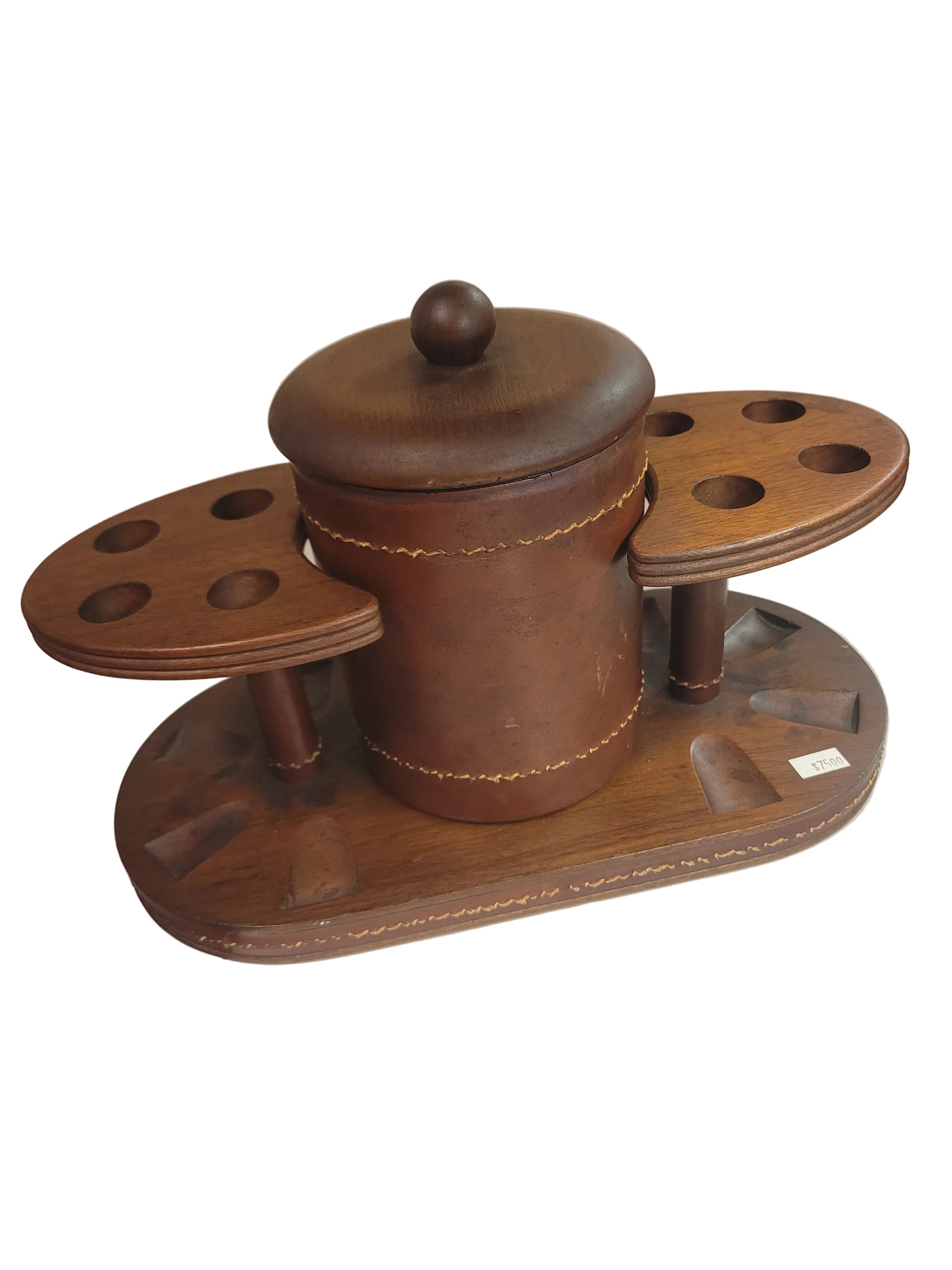 Esate Dark Walnut 8Pipe Stand