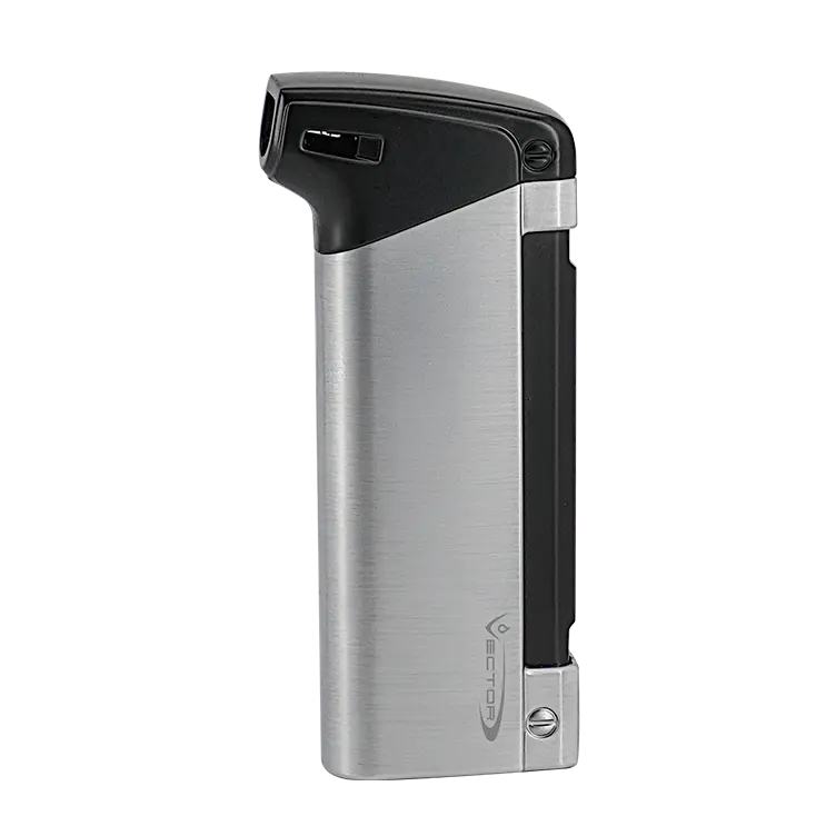 Vector AERO Chrome Satin Matte Pipe Lighter