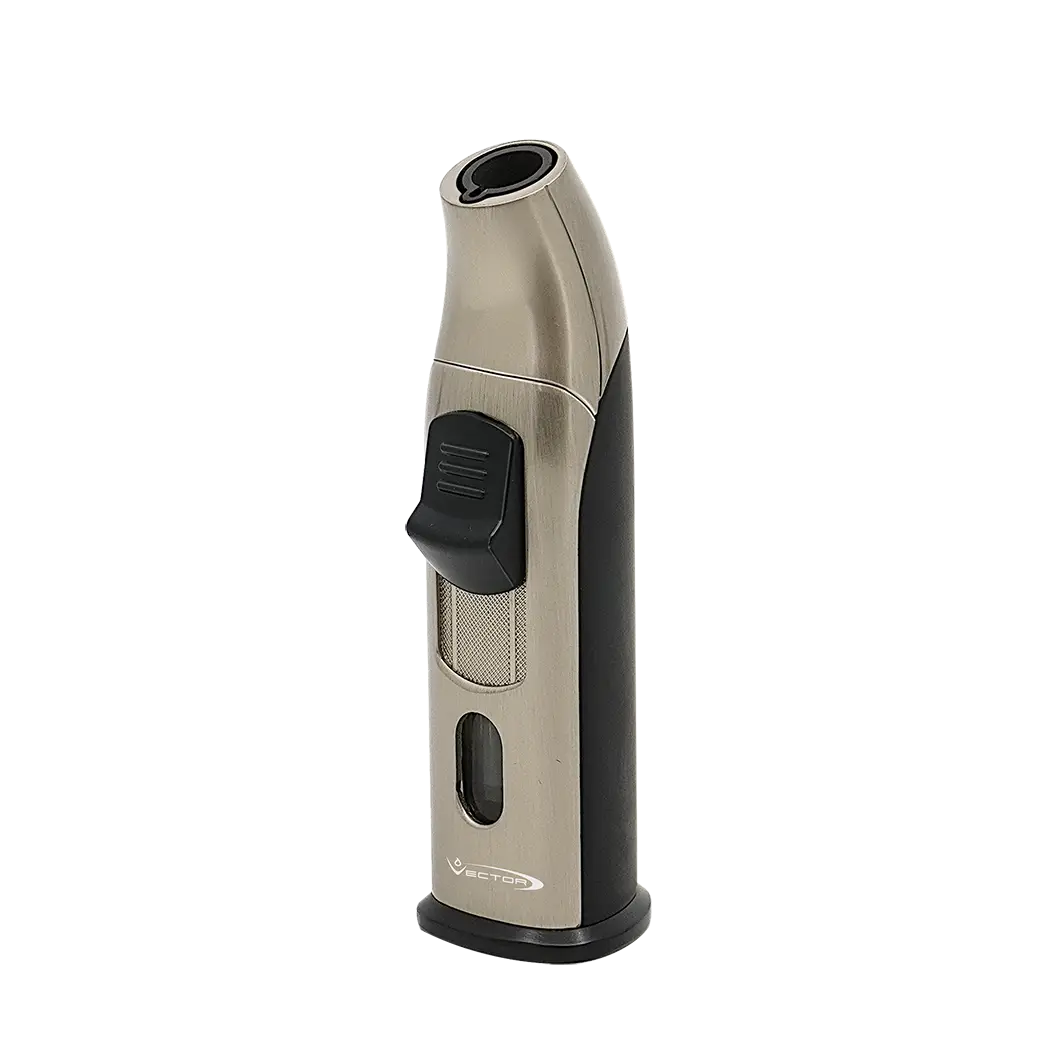 Vector, Aztech Nickle Satin Torch lighter