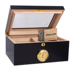 Bally Glasstop Black Humidor