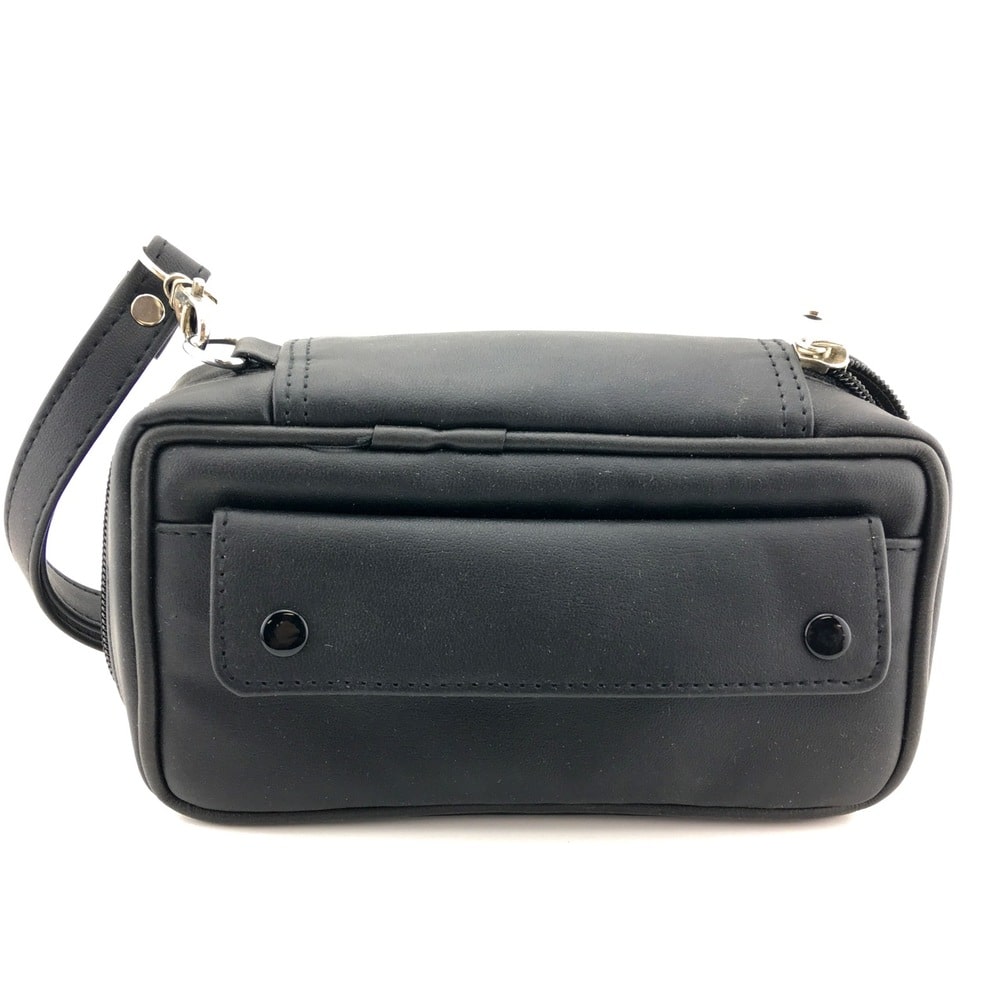 Castleford Blk Pipe & Tobacco Pouch Snap