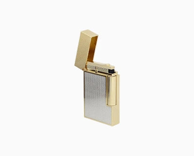 S.T. Dupont L2 YELLOW GOLD AND SILVER SQUARES