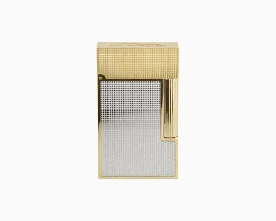 S.T. Dupont L2 YELLOW GOLD AND SILVER SQUARES