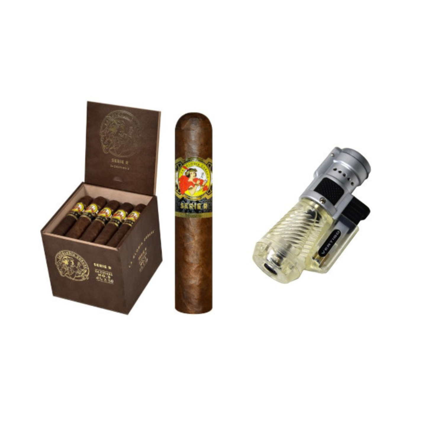 La Gloria Cubana Serie R No3  (Torch Lighter Included)