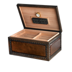 Nottingham WOOD AND BROWN LEATHER