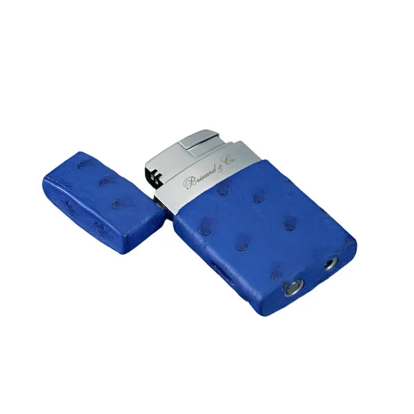 Brizard & Co. Venezia Blue Ostrich Lighter