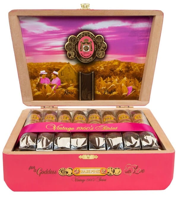 Arturo Fuente Rare Pink Vintage 1960's Signature Box