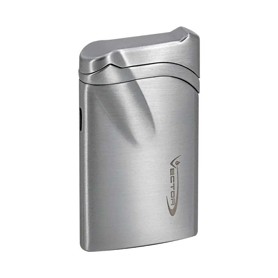 Vector, Ultra Chrome Satin Torch Lighter