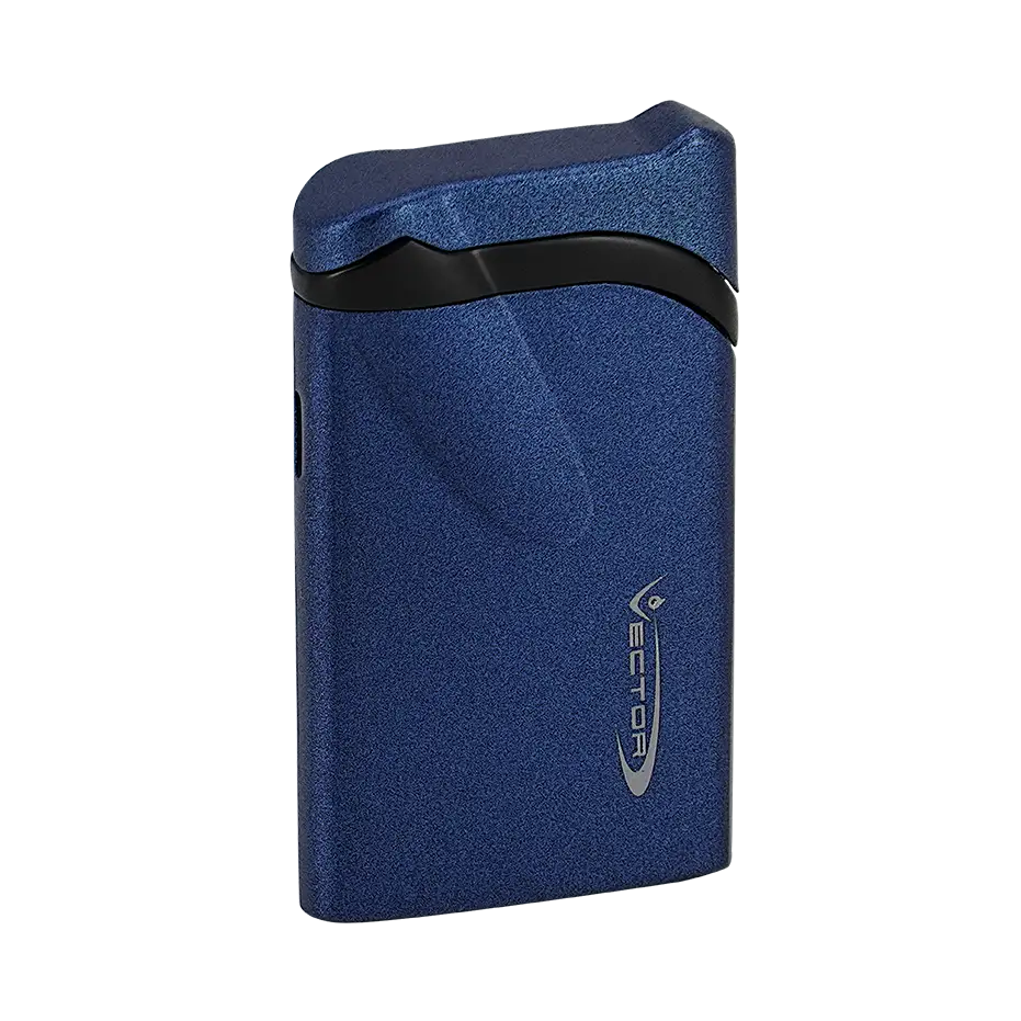 Vector, Ultra Blue Metallic Torch Lighter