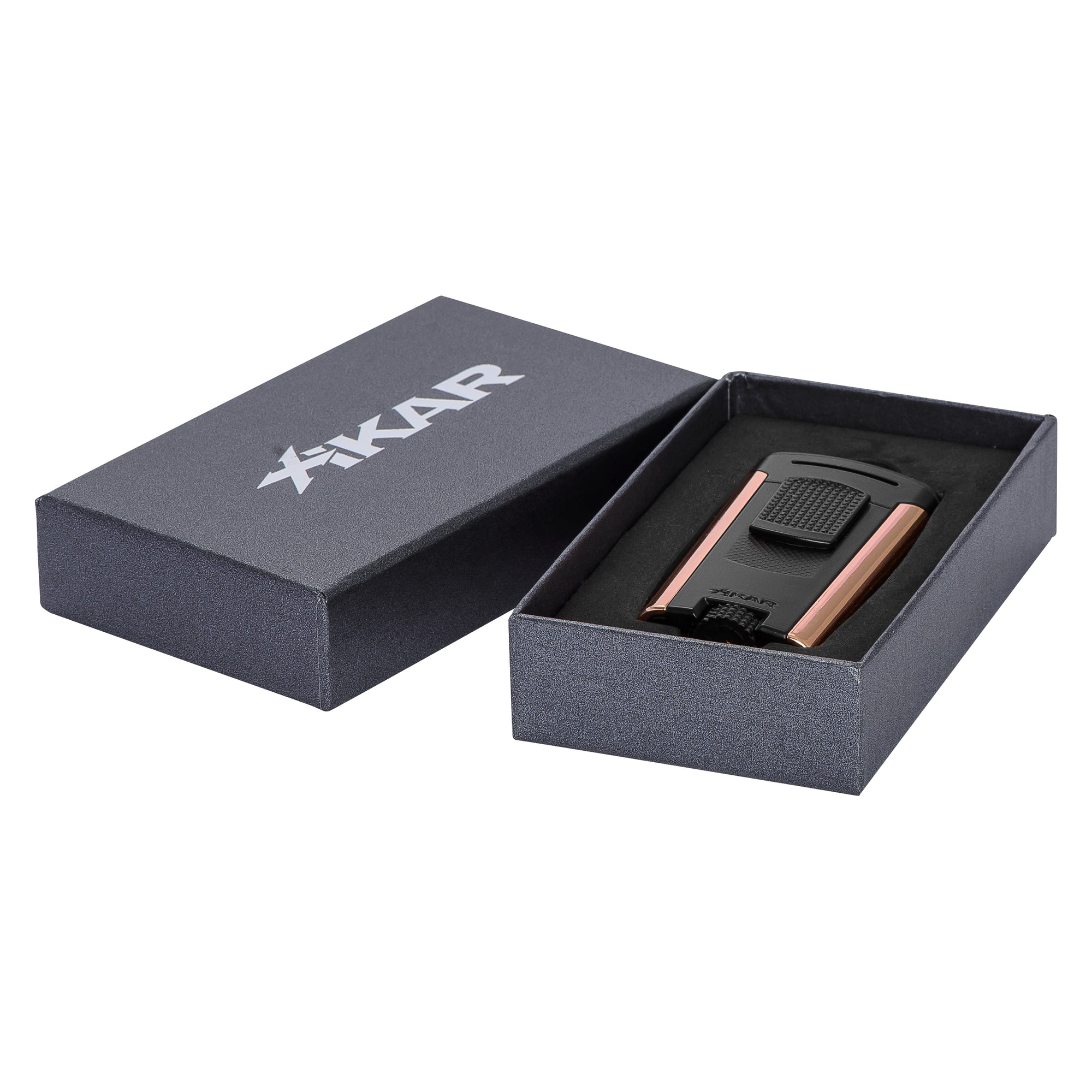 Xikar Astral Lighter Black and Rose Gold