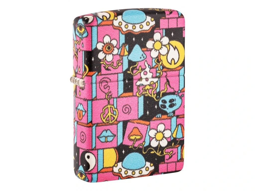 Zippo Abstract Design