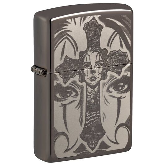 Zippo Skull Cross Lighter