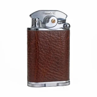 Brizard & Co. - Gatsby Table Lighter - Antique Saddle