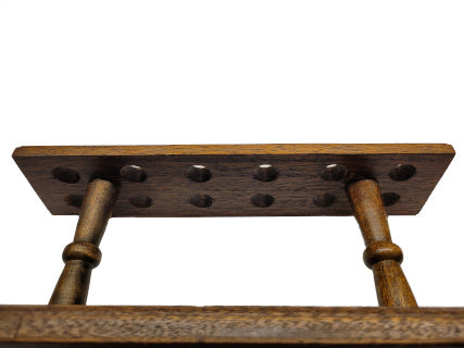 Estate Dark Walnut 12Pipe Stand