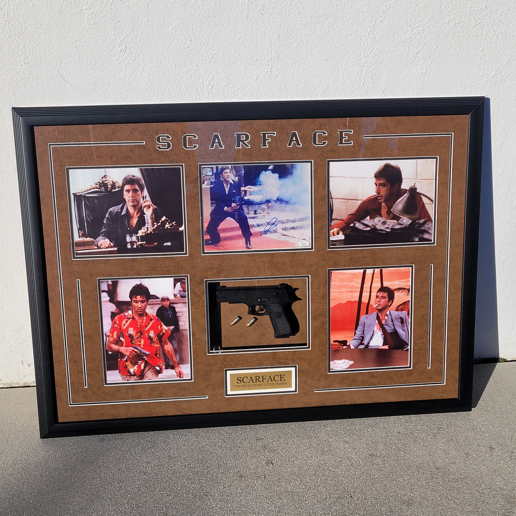 ScarFace “say hello to my little friend” shadowbox