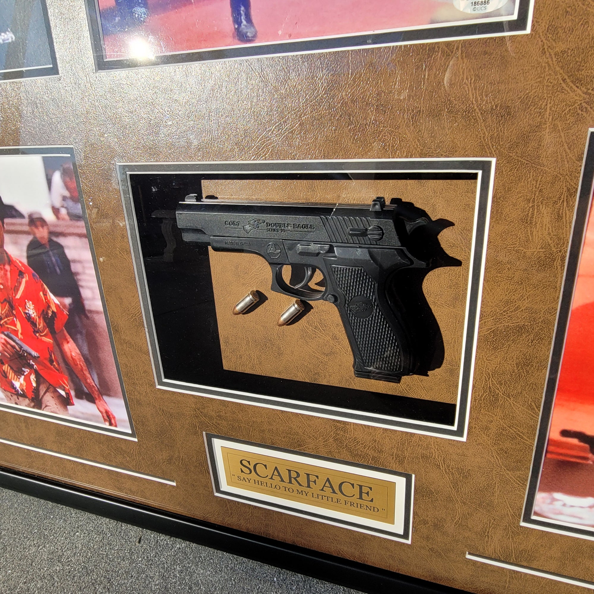 ScarFace “say hello to my little friend” shadowbox