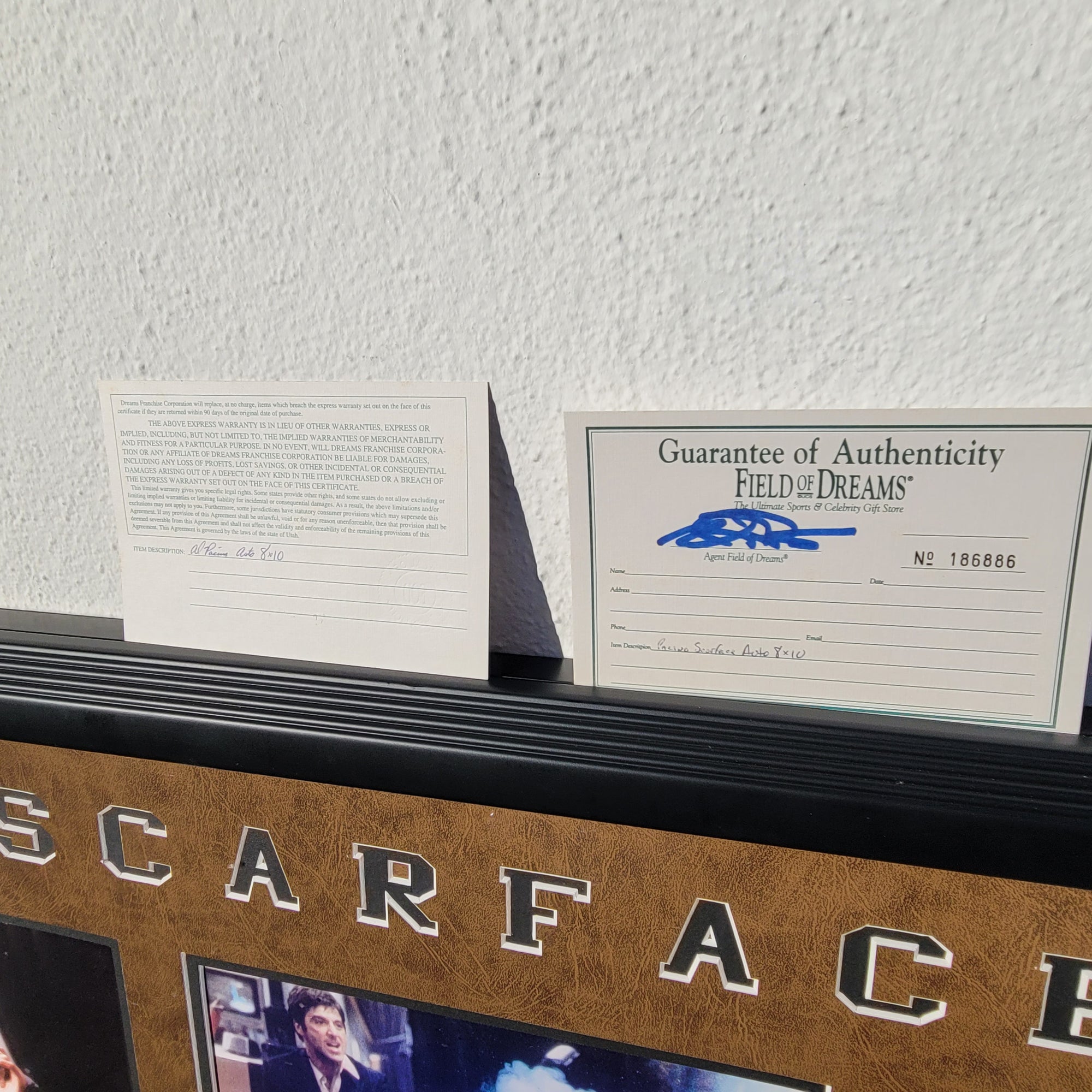 ScarFace “say hello to my little friend” shadowbox