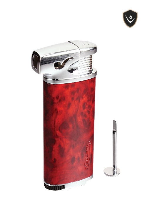 Vector ELIO Mahogany Marble Pipe Lighters