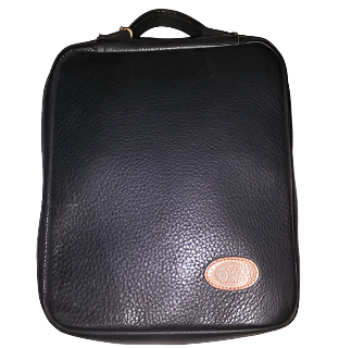 Black Yak Leather Pipe Case - 5 Pipes