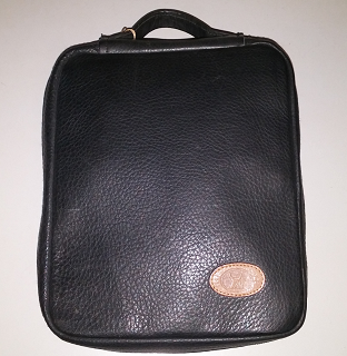Black Yak Leather Pipe Case - 5 Pipes