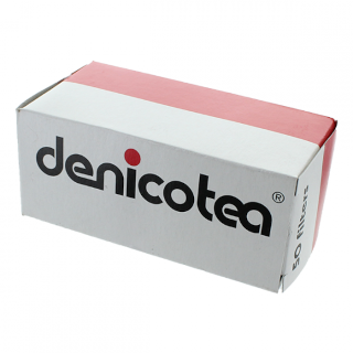 Denicotea Cigarette Holder Black with Silver Tip