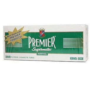 Premier Supermatic King Size Filtered Cigarette Tubes