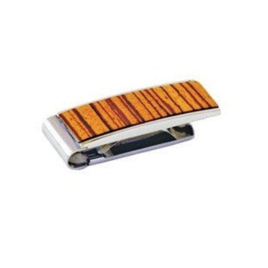 Brizard & Co. Money Clip - Zebra Wood