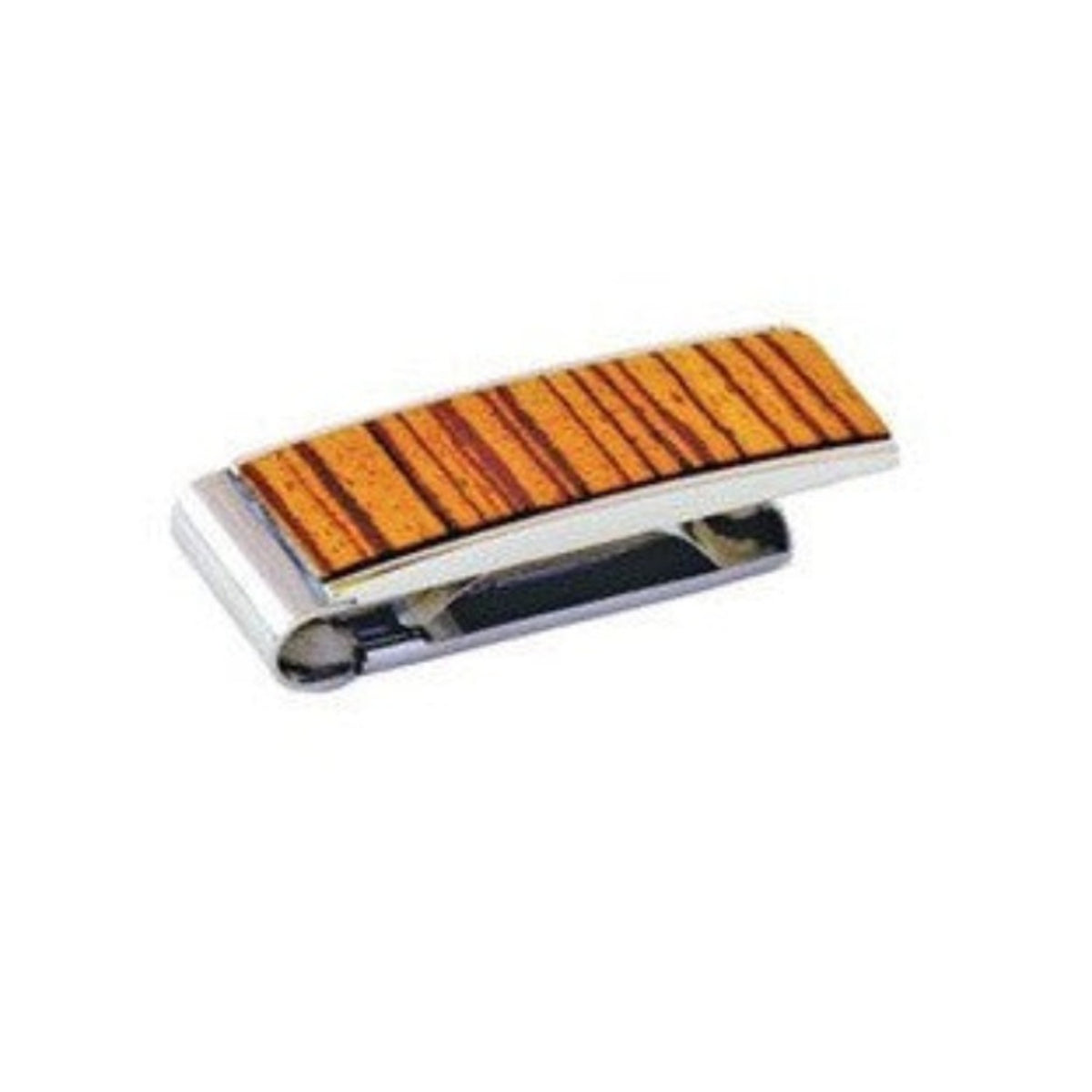 Brizard & Co. Money Clip - Zebra Wood